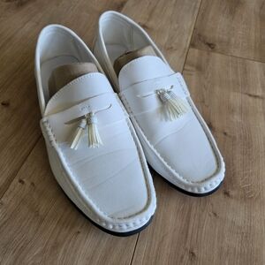Men's Pee Wee Herman White Loafers